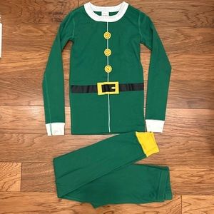 Hanna Andersson Elf Pj’s kids 8 ( 130)